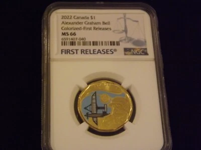 2022  $1              Canada             NGC    MS 66 - Image 1 of 2