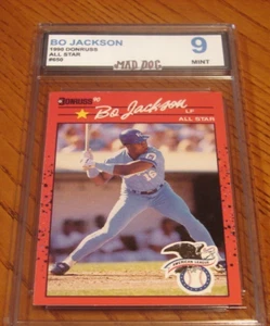 BO JACKSON----1990 Donruss ALL STAR #650---MINT 9***RAIDERS*ROYALS***Mad DOG - Picture 1 of 1