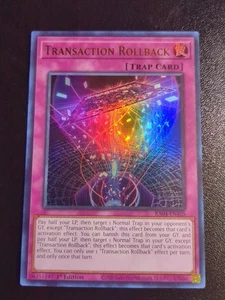 Transaction Rollback (UR) RA04-EN105 Quarter Century Stampede 1st Edition - Picture 1 of 1