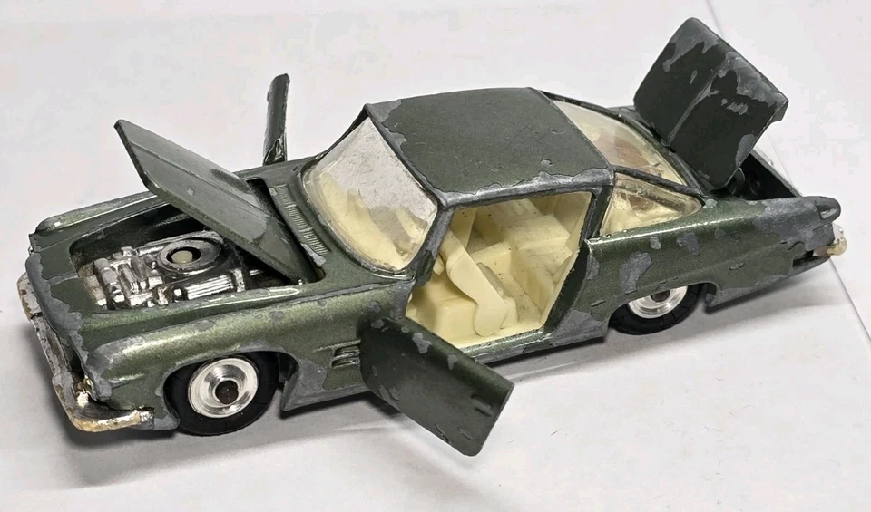 Corgi Toys Ghia L6.4 Rare Sage Green Gt. Britain Vintage Original  - Image 1 of 4