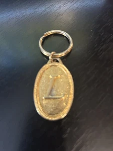 Vintage Schlüsselanhänger Sammlerstück Initiale L Metall - Bild 1 von 2