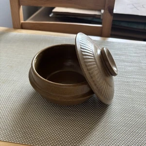 Korean Stone Bowl Sizzling Hot Pot for Bibimbap and Soup Small, With Lid Ceramic - Picture 1 of 4
