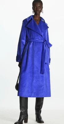 Gabardina de pana COS ajuste relajado azul real talla 2 EE. UU. AGOTADA  Foto 1 de 4