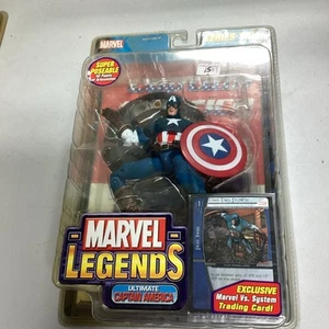 Modellino Captain America Marvel Legends serie 8 nuovo sigillato in fabbrica VIII - Foto 1 di 3