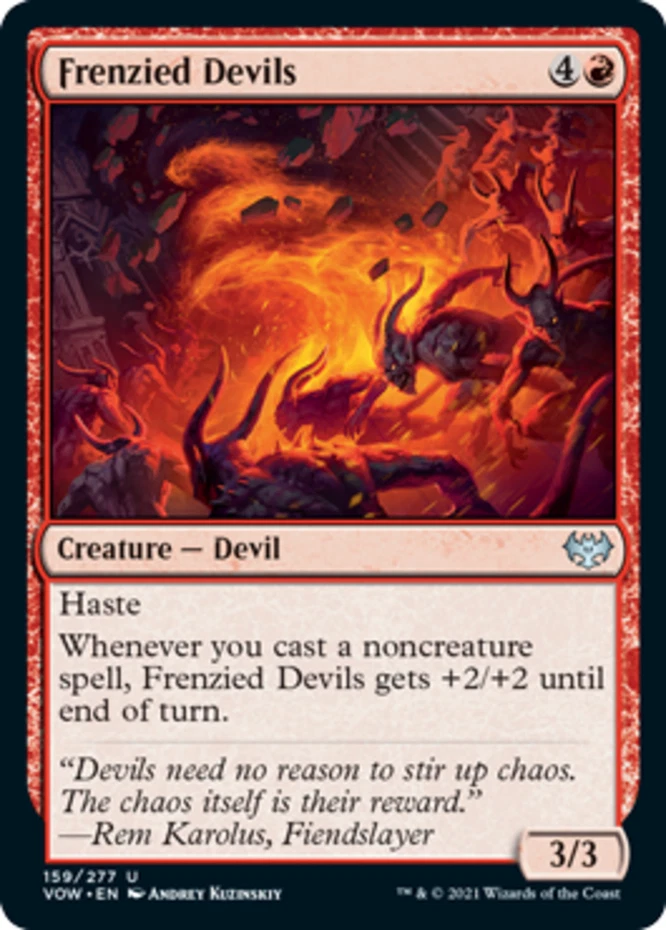 x1 Frenzied Devils - Innistrad: Crimson Vow - NM - MTG - Image 1 of 1