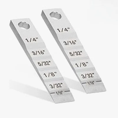 Gap Gauge Tool Pipe Welding Wedge Construction Welding Slag Scraping Function - Image 1 of 4