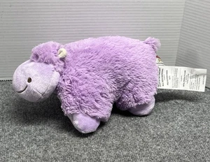 Pillow Pets Purple Hippo 11.5" Plush Pee Wees Stuffed Animal Lavender - Picture 1 of 5