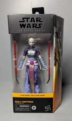 Asajj Ventress 6" action figures 2021 Hasbro Star Wars Clone Wars Black Series - Image 1 of 2