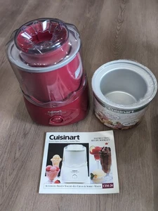Sorbete para helado yogur congelado Cuisinart ICE-20 con 2 cuencos congeladores-caja abierta - Imagen 1 de 7