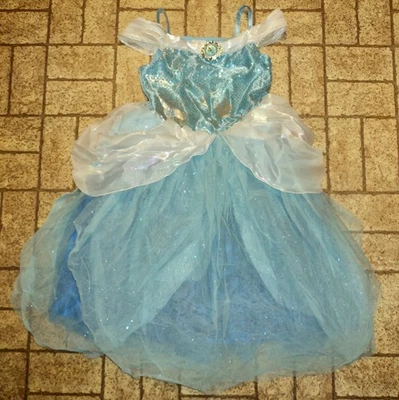 The Disney Store Cinderella Dress Halloween Costume. Sz. Girl's 9/10. Beautiful! - Image 1 of 4