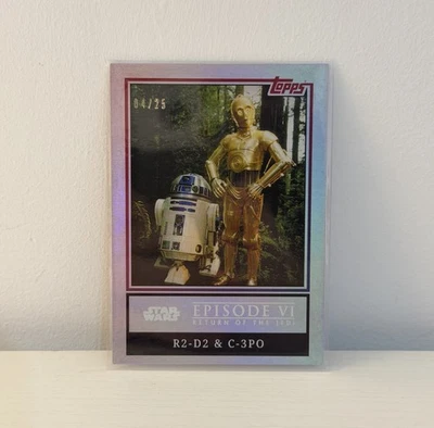 Topps Star Wars ROTJ 40th Anniversary 2023 - R2-D2 & C-3PO 04/25 - Image 1 of 2