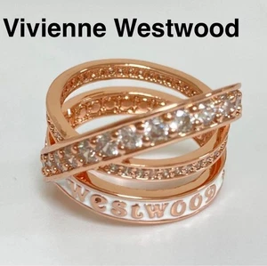 Vivienne Westwood dreilagiger Ring – Rotgold US-Größe 6,5-7 neu Japan - Bild 1 von 6