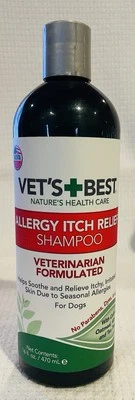 Champú Vet's Best Alivio de la Picazón para Perros | Limpia 16 Onzas Natural Foto 1 de 4