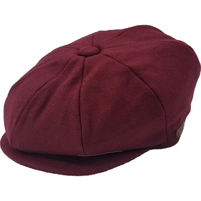 HATSXCAPS Men’s Herringbone Wool Tweed Flat Cap Peaky Blinders Newsboy Gatsby Baker Boy