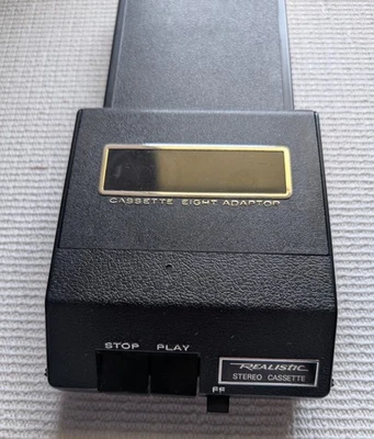 Adaptador estéreo REALISTA ocho 8 pistas reproductor de cinta de casete de colección sin probar Foto 1 de 4