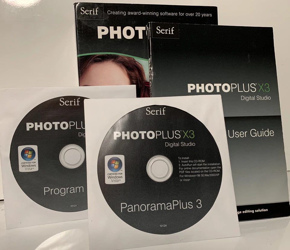 Serif Photoplus X3 Digital Studio 2 Disc Full Retail Package  - Image 1 of 2