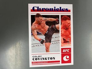 Colby Covington 2023 Chronicles Blue Parallel 73/99 UFC MMA N9