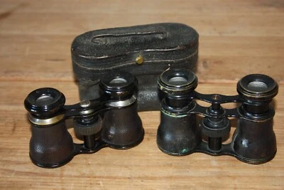 Ensemble 2 Paires de Jumelles ancienne Théatre Chevalier  - Photo 1/3