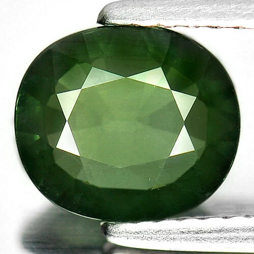 Green Sapphire 1.70 Ct. Oval Shape 8.3 x 7.3 Mm. Natural Gemstone From Thailand - Image 1 of 4