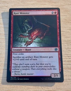 MTG: Card RUST MONSTER AFR EN Simon Dominic 2021 Mago della Costa 281 U/161 - Foto 1 di 2