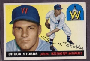 1955 Topps Set-Break # 41 Chuck Stobbs EX-EXMINT *JAYSACE* - Picture 1 of 2
