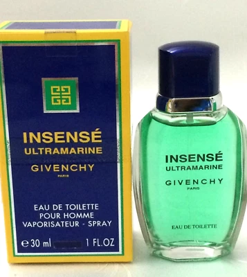 Insense Ultramarine by Givenchy Cologne Men 1 oz EDT Spray Original Formula-D.Bx - Image 1 of 4