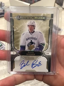 2017-18 SPX BROCK BOESER LASTING MARKS AUTOGRAPH 21/25 - Picture 1 of 2