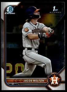 2022 Bowman Entwurf Chrom Jacob Melton Houston Astros #BDC-135 - Bild 1 von 2