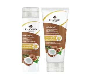 Champú y tratamiento Khaokho Talaypu fórmula coco y aguacate 240+200 ml. - Imagen 1 de 8