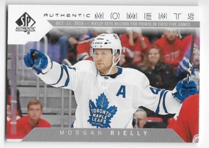 18/19 SP AUTHENTIC MOMENTS Morgan Rielly #111 - Picture 1 of 1