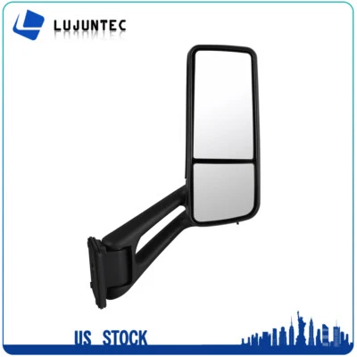 Espejo de puerta negro lado derecho del pasajero para Peterbilt 579 2013-2020 Foto 1 de 4