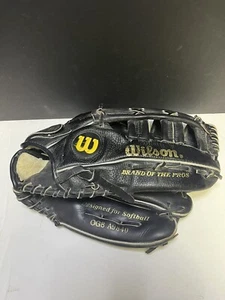 WILSON OG8 A9840 OPTIMA GOLD SERIES Black Softball Glove Right Handed RHT - Picture 1 of 4
