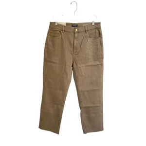 DL1961 Womens Brown Patti Straight High Rise Vintage Ankle Pants Size 31 New - Picture 1 of 8