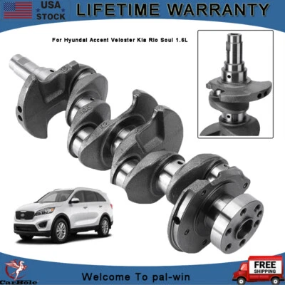 1Pcs Crankshaft 231102B100 For Hyundai Accent Kia Soul 1.6L 2016 2017 2018 2019 - Image 1 of 4