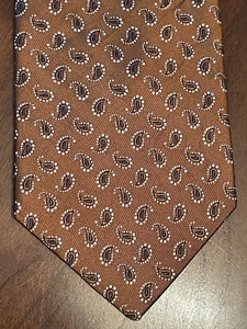 Jos. A. Bank Brown 100% Imported Silk Men’s Neck Tie Made In China - Picture 1 of 9