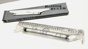 ROLLING RULER Drafting Measurement Tool #3520 Vintage MSR Imports NEW SEALED - Picture 1 of 5