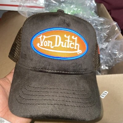 Von Dutch Hat Brwn Suede Foto 1 de 3