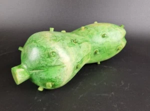 Holz Handgeschnitzt - Dekoration Kaktusfrucht Frucht Obst - 20 cm - Bild 1 von 2