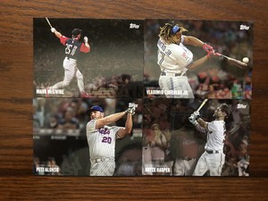 2020 Topps x Pete Alonso Curated Set 4 card - Derby Greats Harper Guerrero Jr