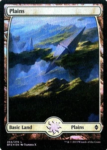 MTG - Battle for Zendikar - Plains #254 - Full Art - Foil - Various conditions - Picture 1 of 1