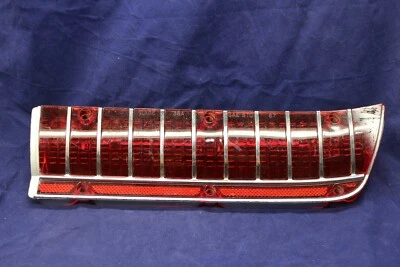 67 Oldsmobile Super Delta 88 LH Tail Turn & Stop Light Lens Guide 36A SAE STD 67 - Image 1 of 4