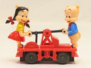 Lionel 6-18434 Operating Porky & Petunia Handcar NIB - Picture 1 of 8