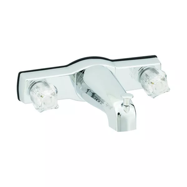 Empire Faucets Mobile Home 8" Tub & Shower Chrome Faucet with Brass Underbody - Image 1 of 3