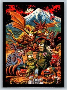 2001 Inkworks The Simpsons Mania Dan Brereton Monsters Artwork #68
