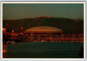 BC Place Sports Complex Vancouver British Columbia, 1984 Postcard, Slogan Cancel - Picture 1 of 2
