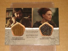 2020 OUTLANDER 4 SOPHIE SKELTON BRIANNA FRASER ROGER DUAL WARDROBE COSTUME CARD