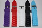 22Mm Silicone Rubber Waterproof Watch Strap.  (Ac)