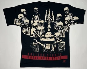 Rolling Stones Voodoo Lounge All Over Tour Shirt NOS Brockum Size XL Vintage - Picture 1 of 6