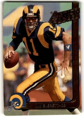 1991 Action Packed Jim Everett #133 Los Angeles Rams - Image 1 of 2