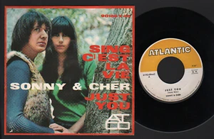7" SONNY & CHER JUST YOU / SING C'EST LA VIE ITALY 1965 ATCO ATLANTIC AT90159X45 - Bild 1 von 1